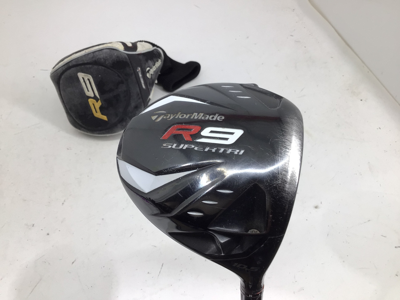 Used Taylormade R9 SUPERTRI 10.5 DEG S FLEX DRIVER Mens Driver RH  display picture 1