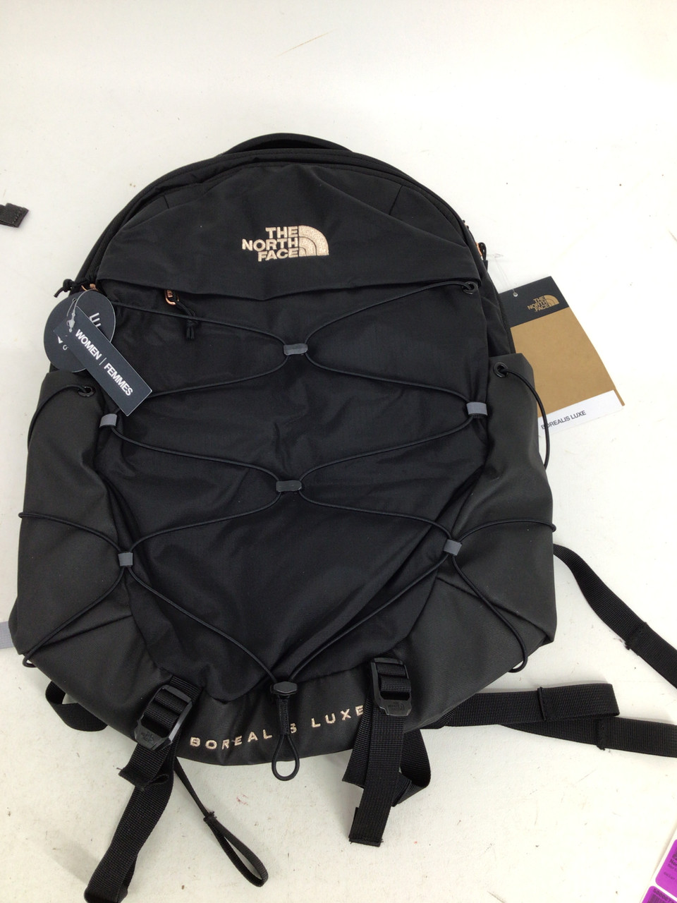 black north face backpack women Women's The Jester TNF a flexible yoke Used North Face NEW WOMENS