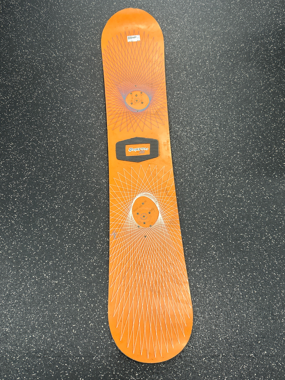 Used Burton SB Mens Snowboard Only Orange 148 cm