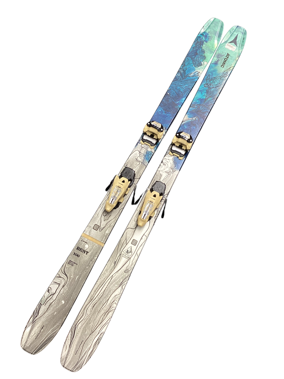 Used Atomic BENT CHETLER 100 Mens DH Ski/Binding None 188 cm
