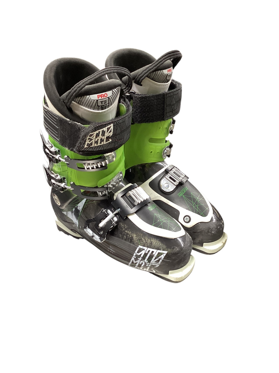 Used Atomic WAYMAKER 110 Mens DH Ski Boot Kelly green 285 MP - M10
