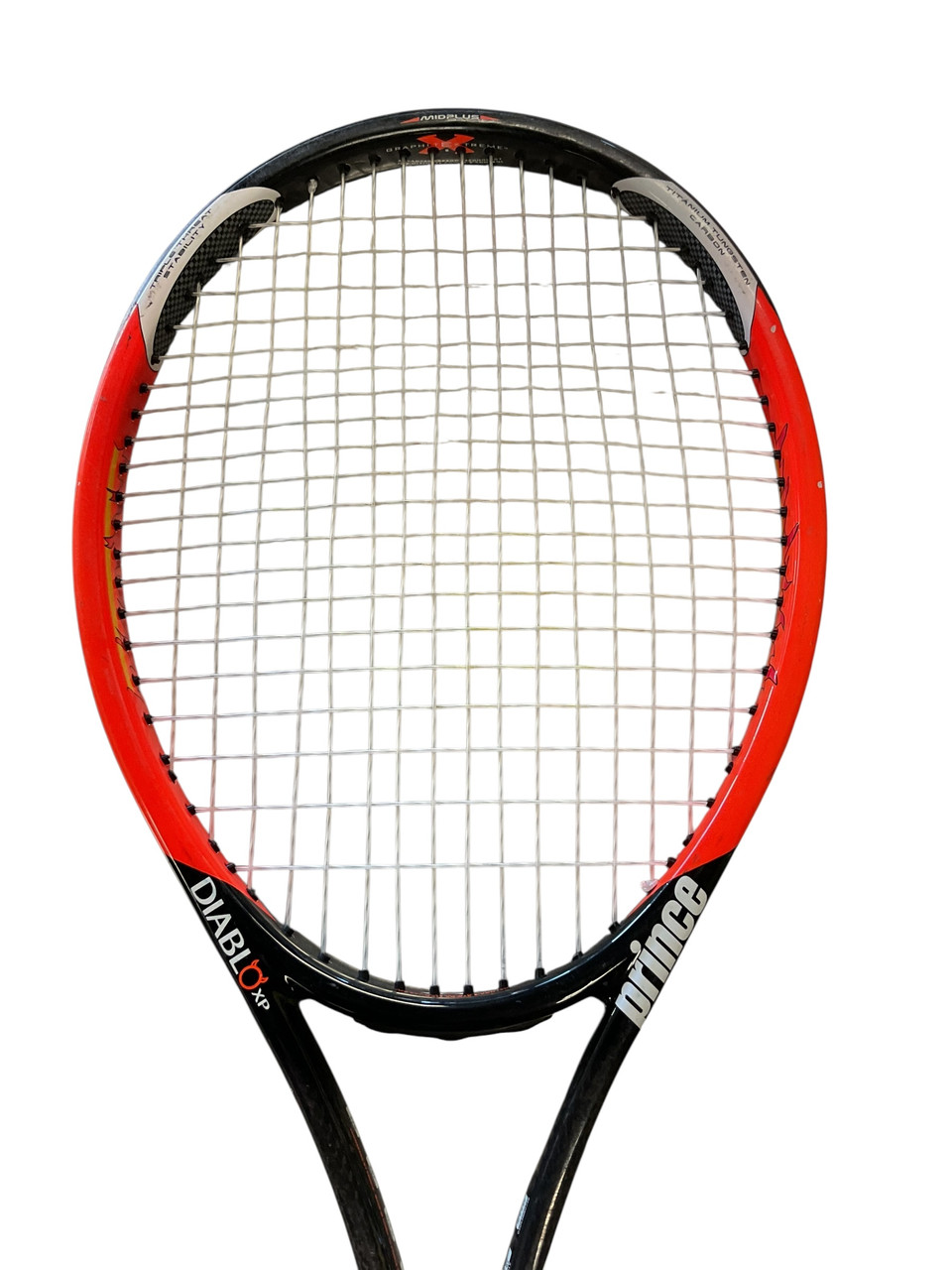 Used Prince DIABLO XP Adult Tennis Racquet Black Unknown