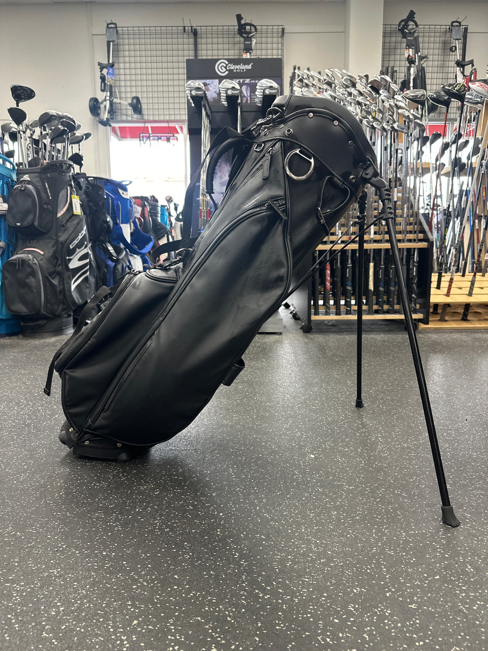 Used Titleist LINKSLEGEND Mens Stand Bag Black