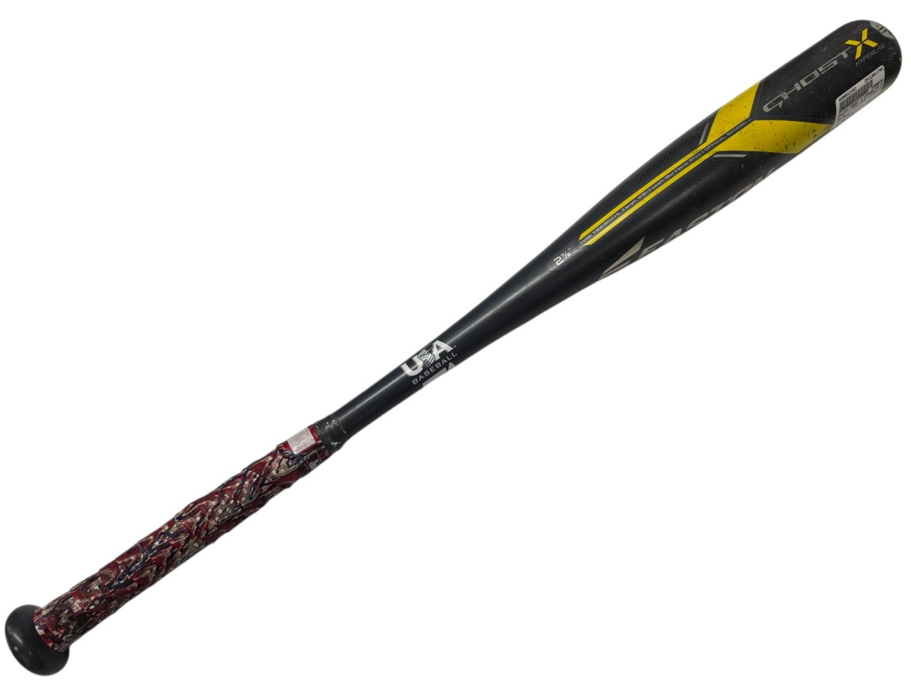 Used Easton GHOST X HYPERLITE BB/SB USA 2 5/8 Bat 28 1/2
