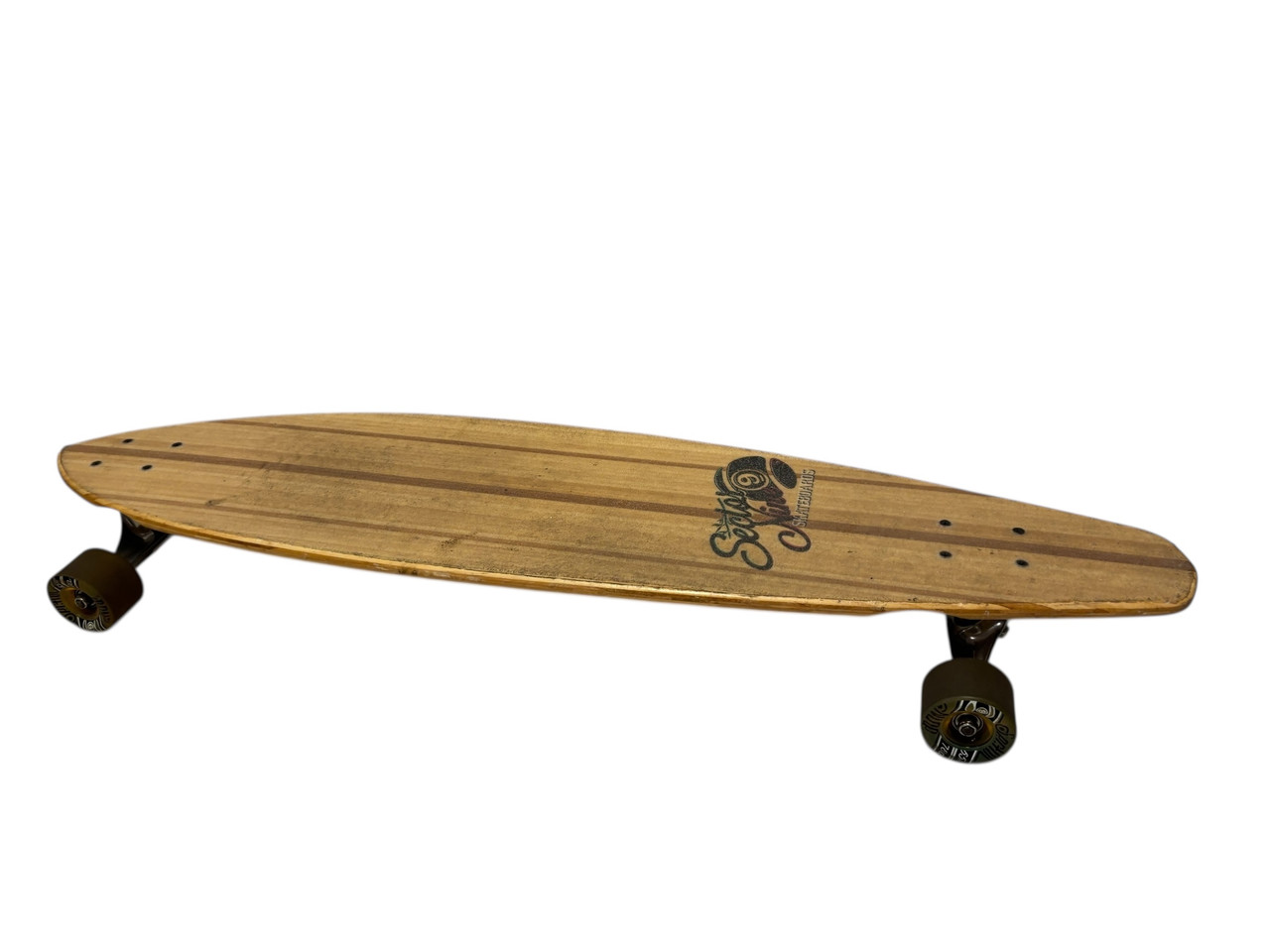 Used Sector 9 SAVE A TREE Ride A Weed R.A.W. Bamboo Longboard
