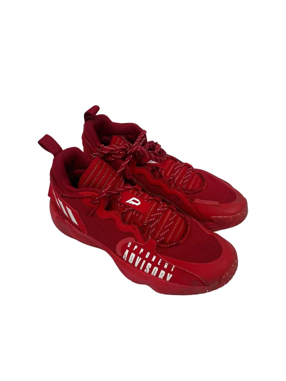 Used Adidas DAME 7 Basketball Shoes M Red Senior 10