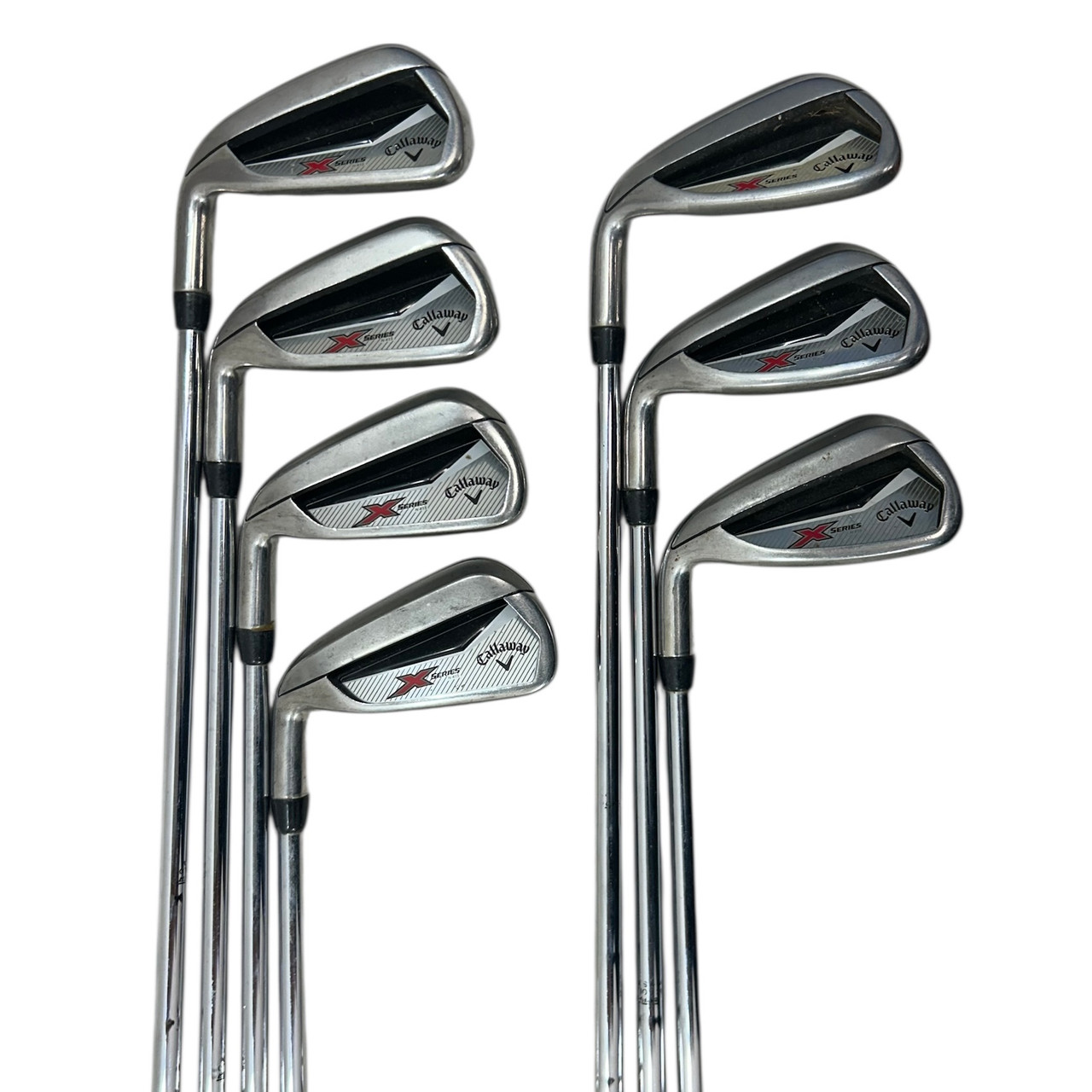 Used Callaway X-SERIES N415 Mens Iron Set LH 4I-PW display picture 1