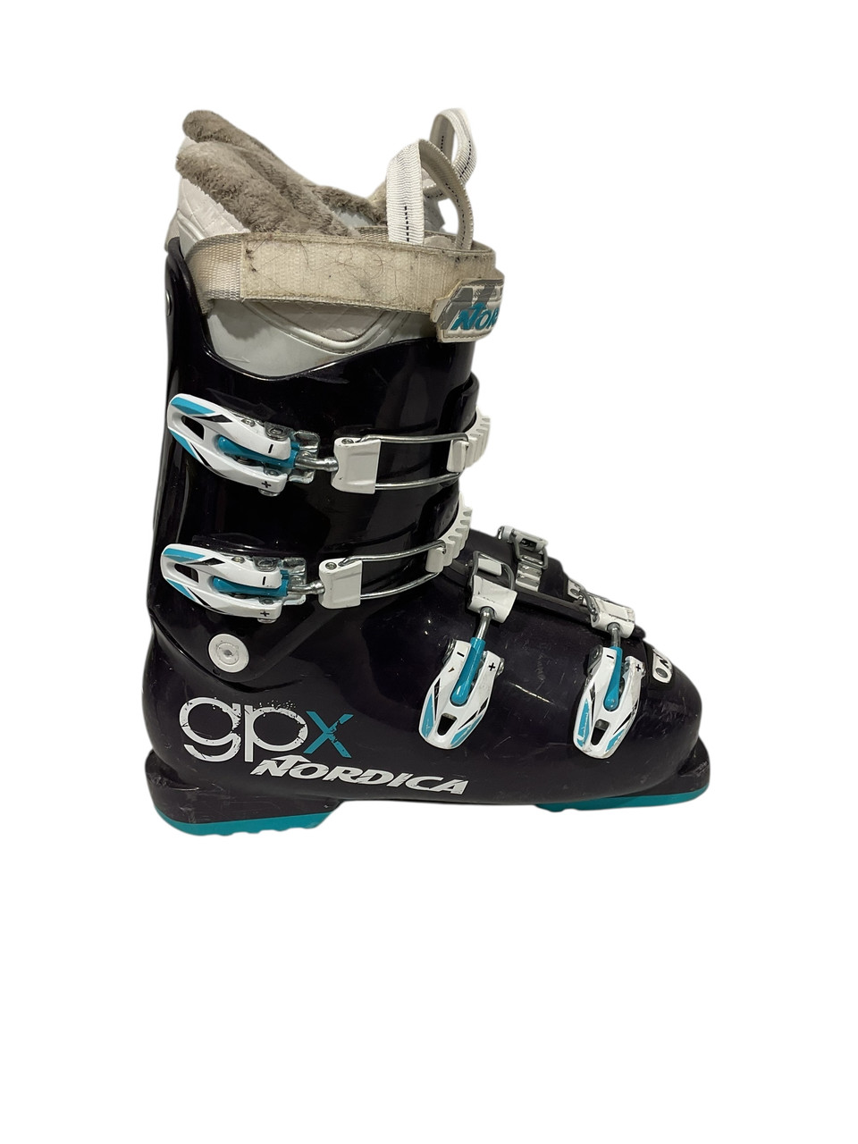 Used Nordica GPX Mens DH Ski Boot Black 265 MP - M08.5 - W09.5