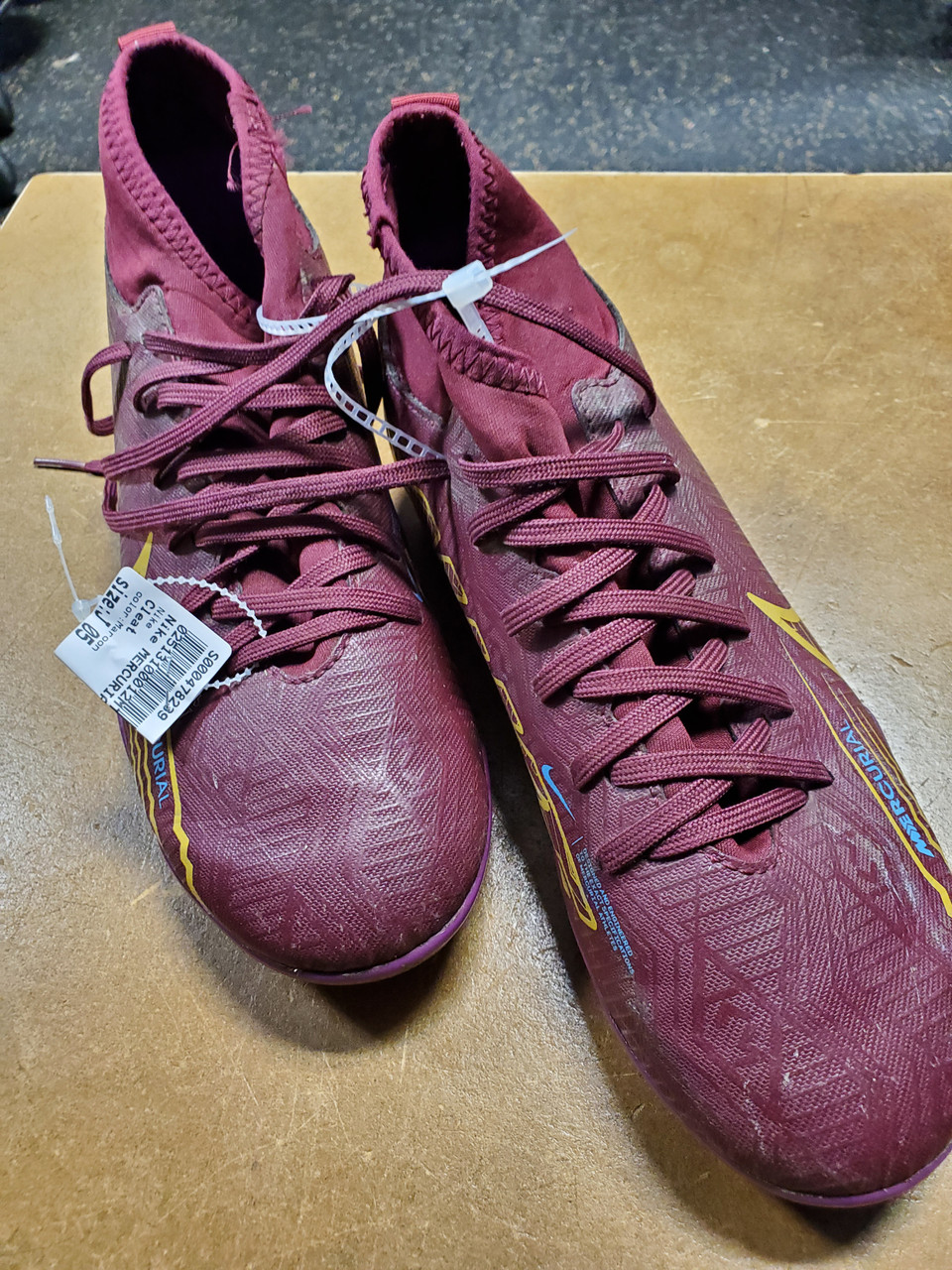 maroon mercurial cleats