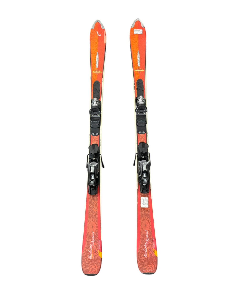 Used Dynastar EXCLUSIVE Womens DH Ski/Binding Orange 158 cm