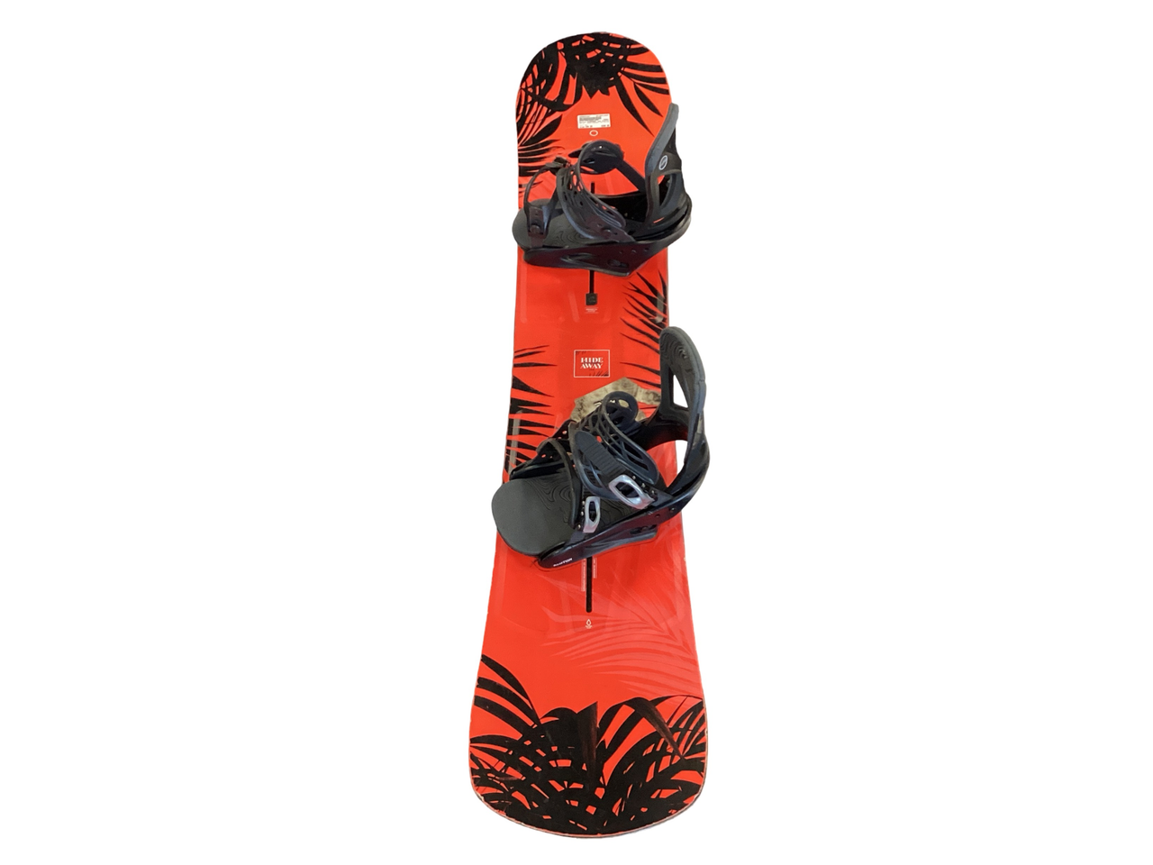 Used Burton HIDEAWAY 144 FLATTOP Womens Board/Bindings Red 144 cm