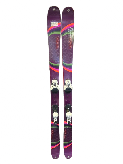 Used K2 MISSCONDUCT Womens DH Ski/Binding Purple 159 cm