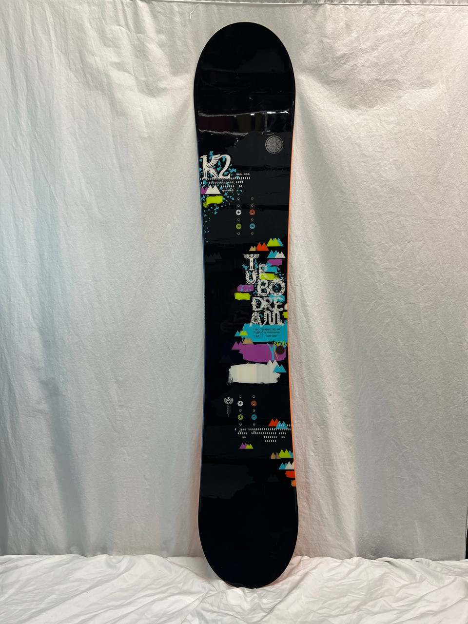 Used K2 TURBO DREAM Mens Snowboard Only Black 159 cm