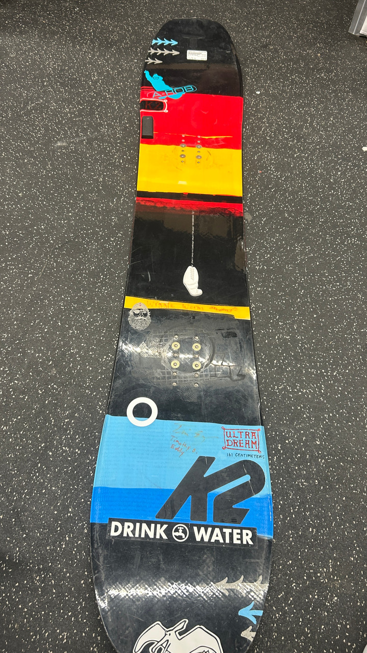 Used K2 ULTRA DREAM Mens Snowboard Only Red 161 cm