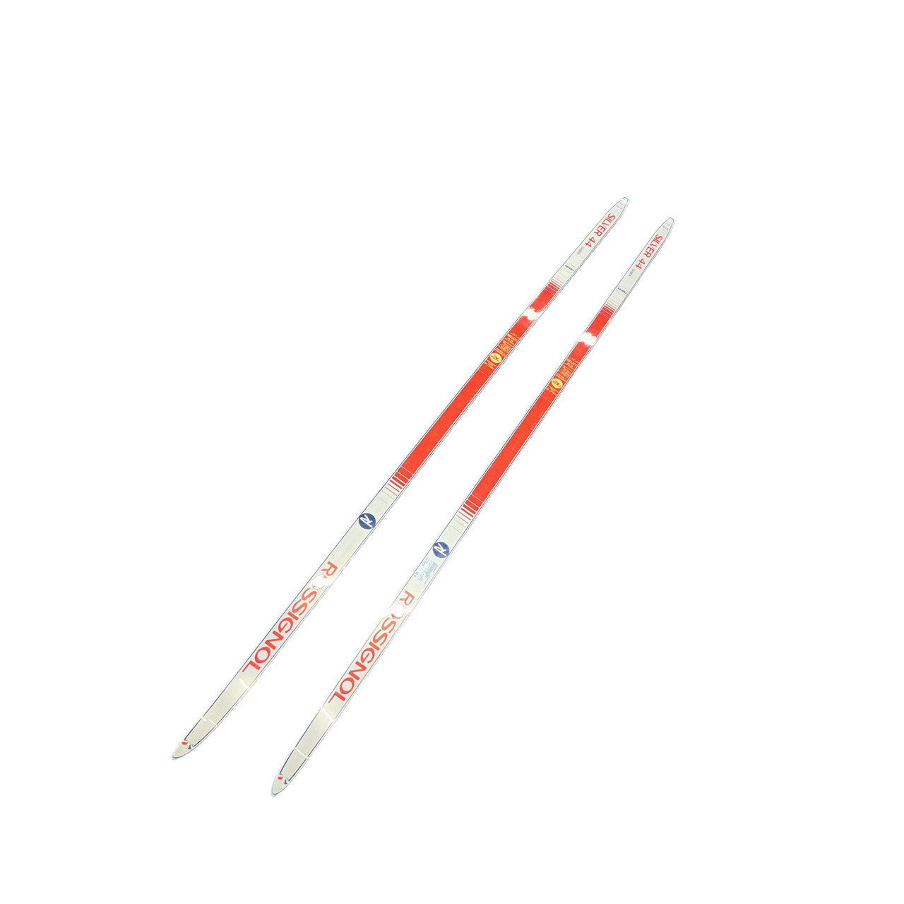 Used Rossignol SILVER 44 CARBON 210 Mens XC Skis Only Red 210 cm