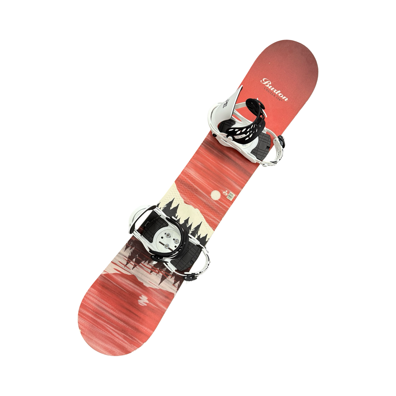 Used Burton CRUZER Mens Board/Bindings Red 154 cm