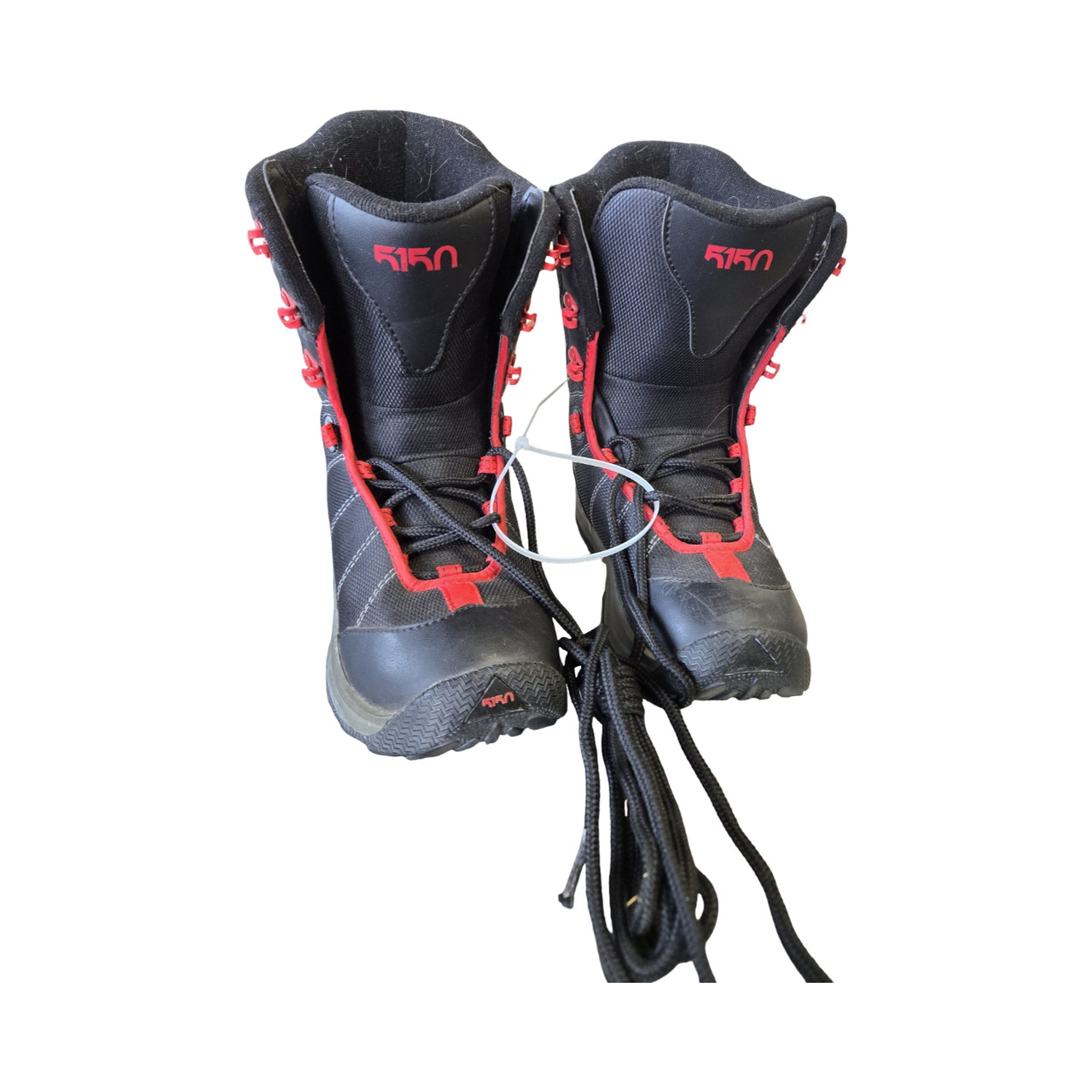 Used 5150 CROW BOOTS Boys Snowboard Boots Black Junior 04