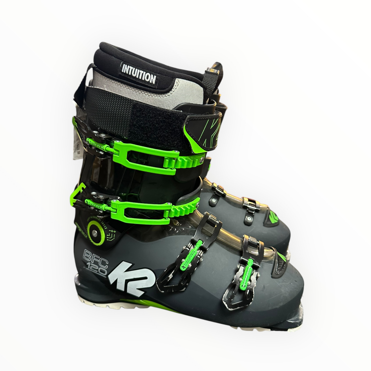 Used K2 BFC 120 Mens DH Ski Boot Grey 300 MP - M12