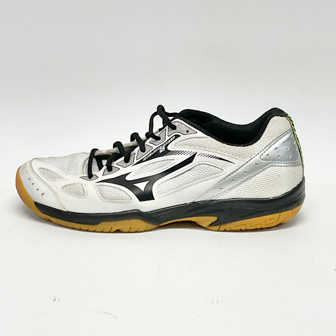 Used Mizuno CYCLONE SPEED 2 VB Shoes Adult White Senior 9.5