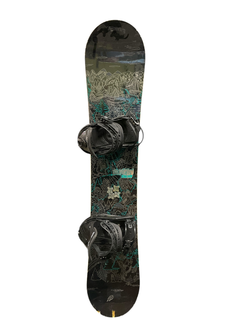 Used Burton BLUNT Mens Board/Bindings Black 151 cm