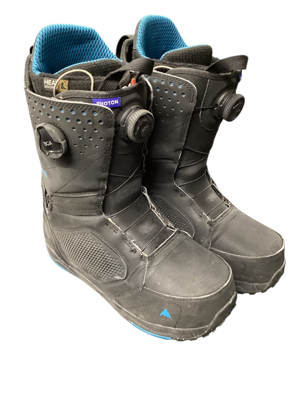 Used Burton IMPRINT 3 Mens Snowboard Boots Black Senior 11