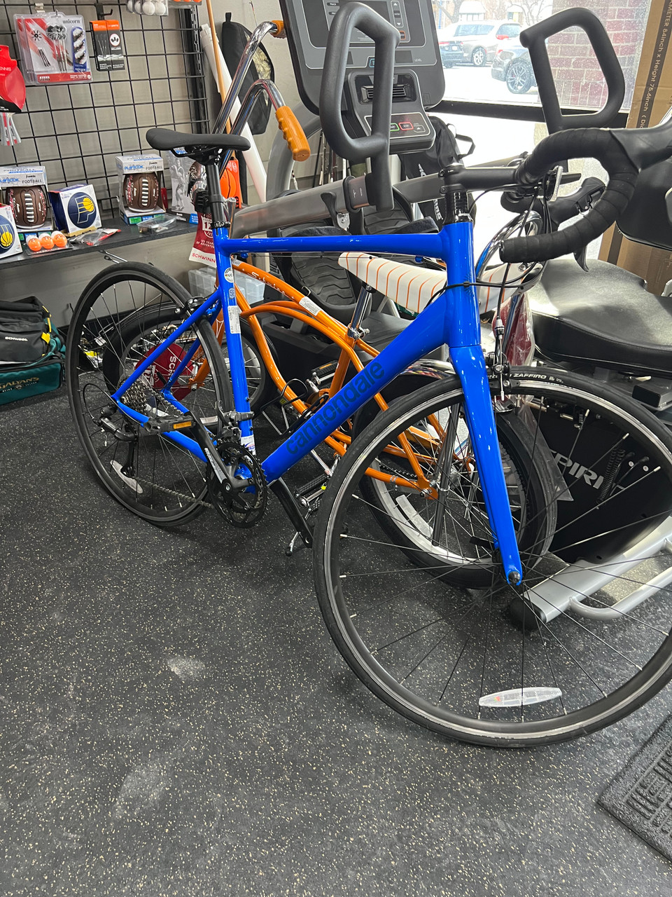 Used Cannondale OPTIMO Road Bike Mens Navy Blue 56-58cm - LG Frame