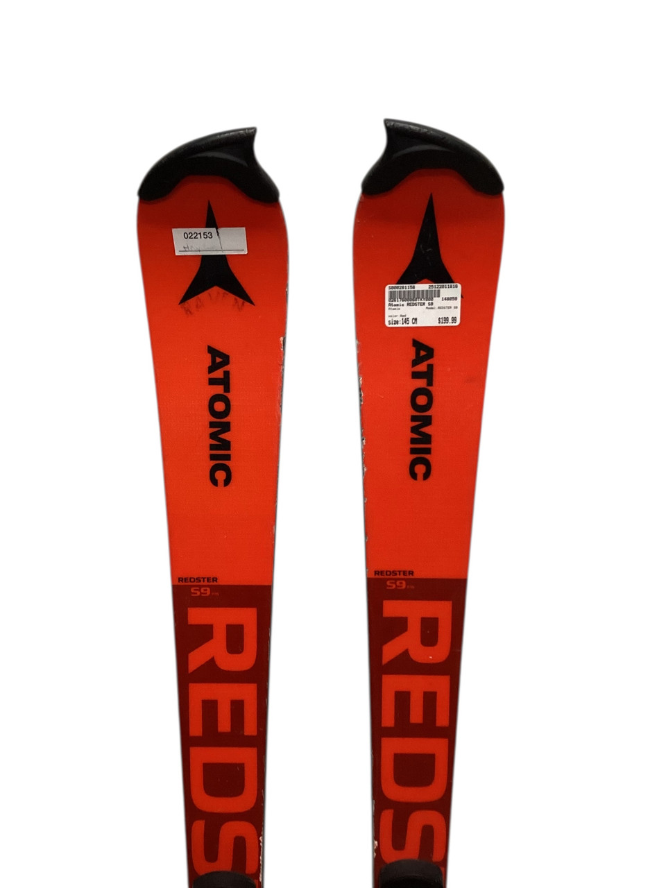 Used Atomic REDSTER S9 Boys DH Ski/Binding Red 145 cm