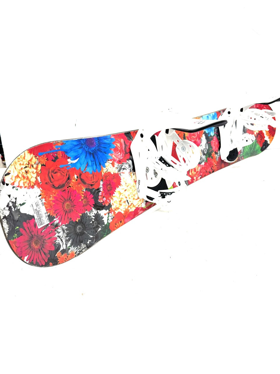 Used Burton SOCIAL 147 W/ NEW 540 BND Womens Board/Bindings Red 147 cm