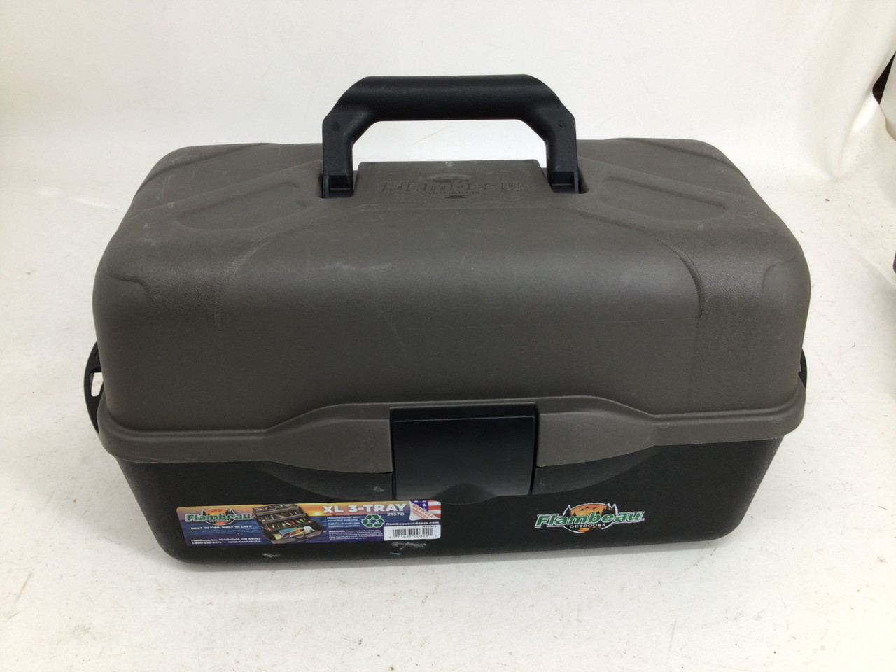 flambeau 3 tray tackle box Used FLAMBEAU XL 3 TRAY TACKLE BOX Tackle Box 11752-S000073122
