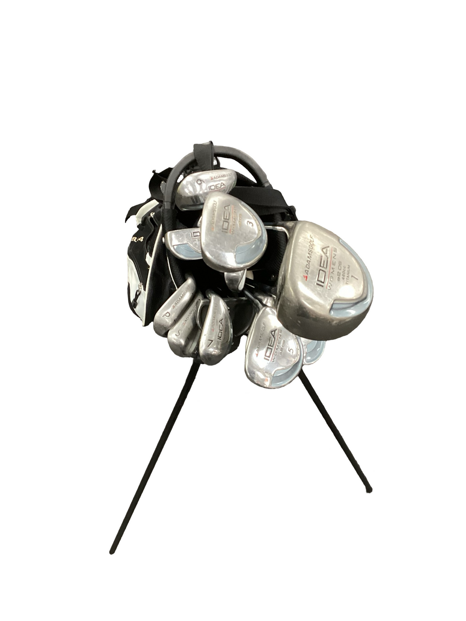 Used Adams Golf IDEA A2 OS Womens Package Set RH Black 14 Piece