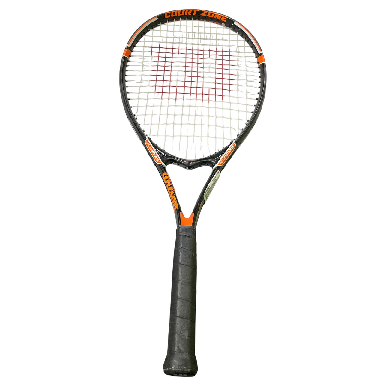 Used Wilson COURT ZONE Adult Tennis Racquet Black 4 3/8
