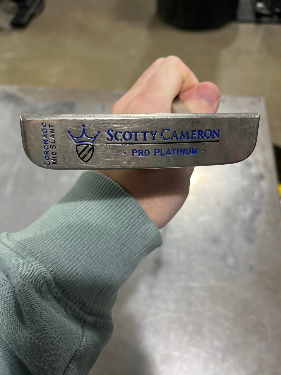 Used Scotty Cameron PRO PLATINUM CORONADO MID SLANT Mens Putter RH