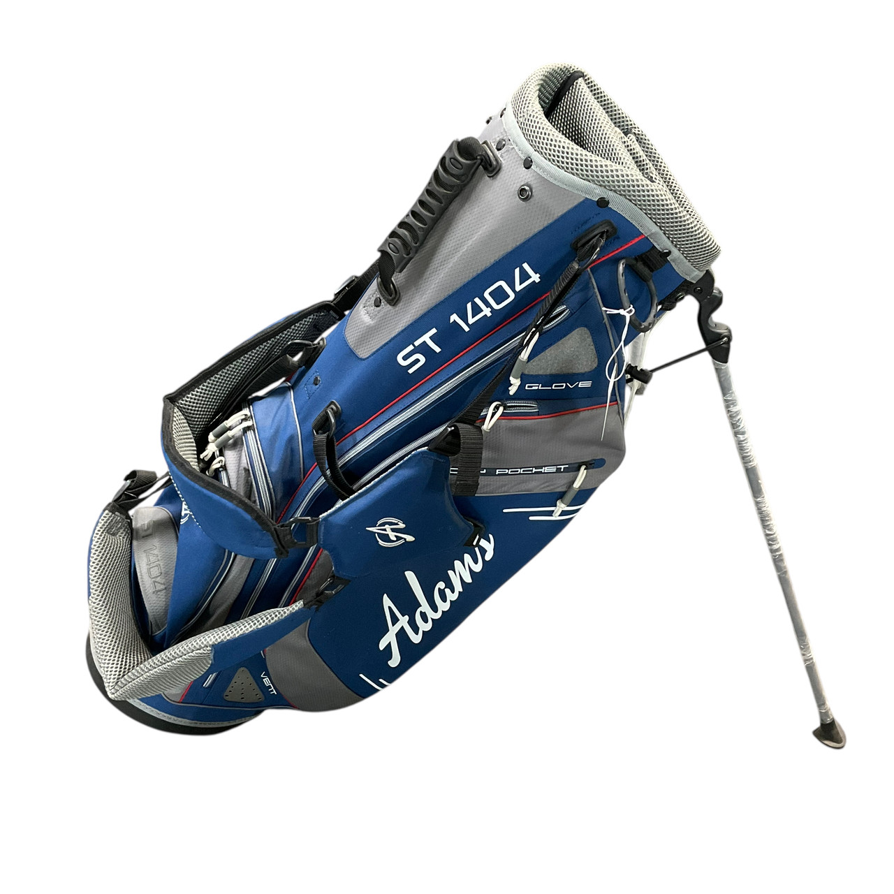 Used Adams Golf ST 1404 Mens Stand Bag Navy Blue