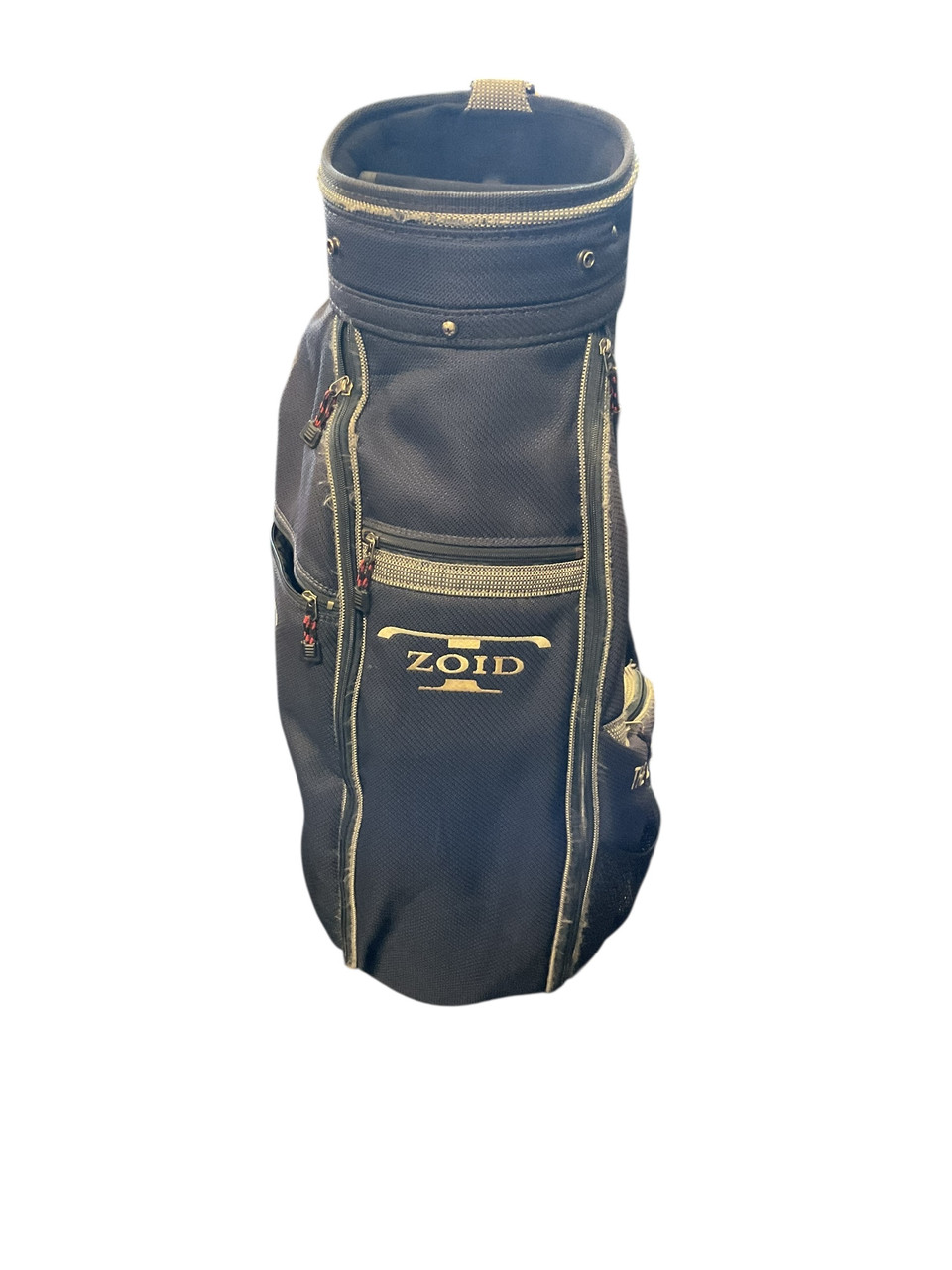 Used Mizuno T ZOID Mens Cart Bag Navy Blue
