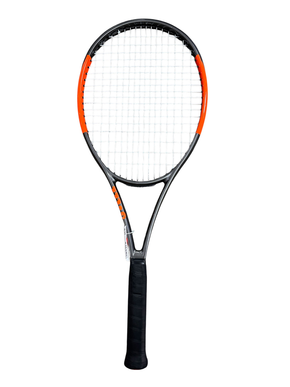 Used Wilson BURN 100 V2.0 Adult Tennis Racquet Orange 4 3/8