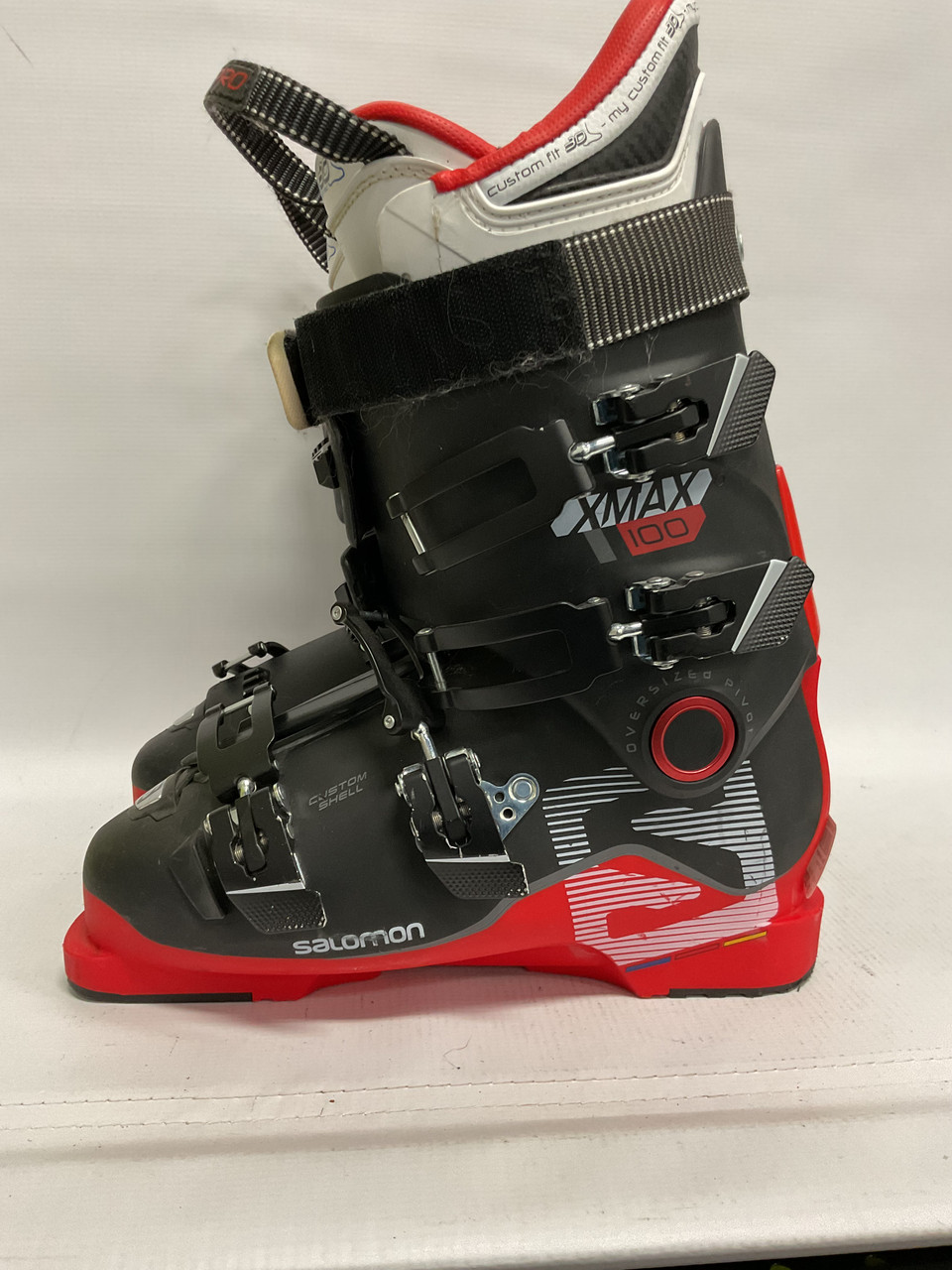 Used Salomon XMAX 100 Mens DH Ski Boot Black 265 MP - M08.5 - W09.5