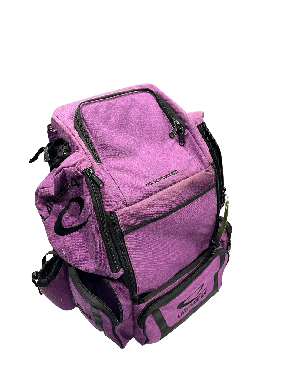 Used Latitude 64 Disc Golf Backpack Purple