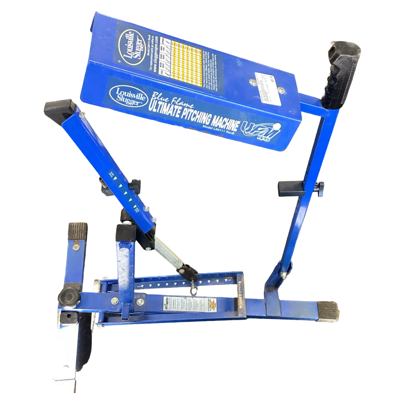 Used Louisville Slugger BLUE FLAME BB/SB Pitching Machine