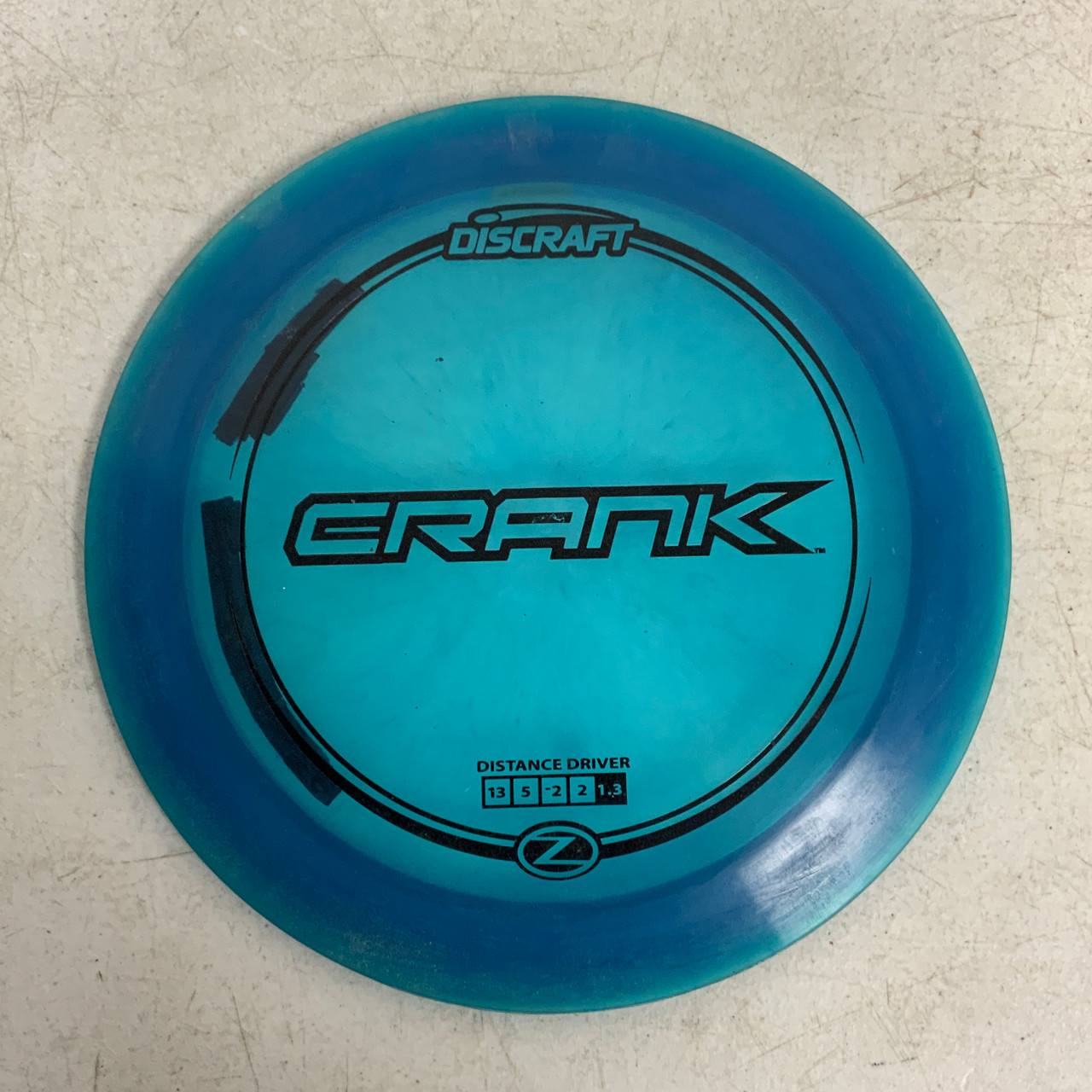 Used Discraft Z CRANK Disc Golf Driver Royal Blue 176g