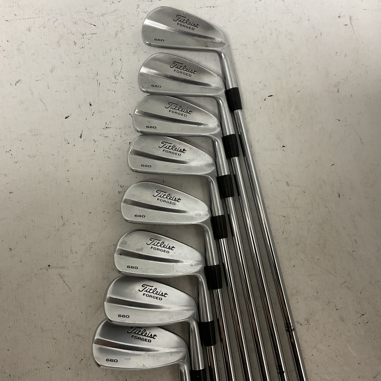 Used Titleist 660 FORGED Mens Iron Set RH 3I-PW