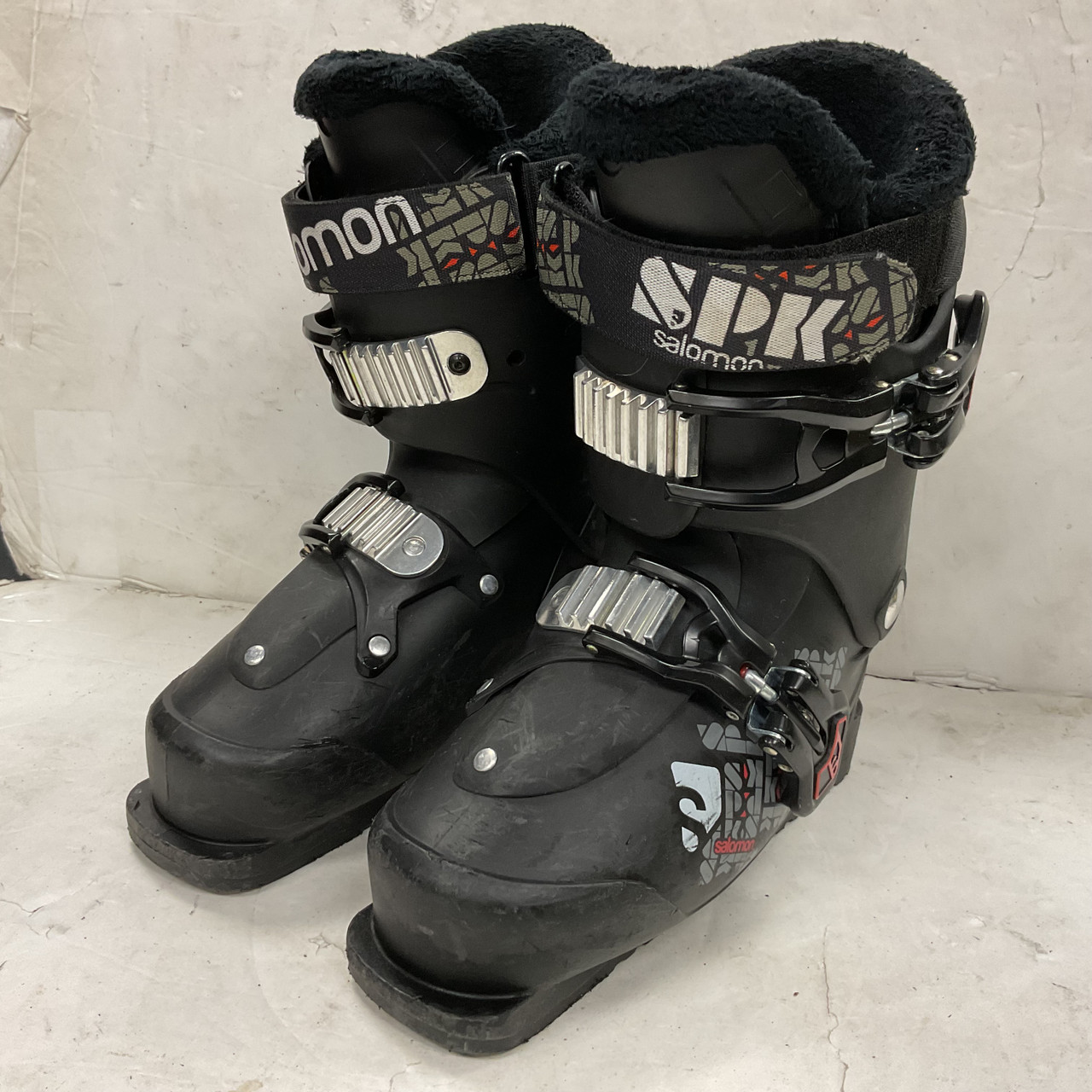 Used Salomon SPK Boys DH Ski Boot Black 230 MP - J05 - W06