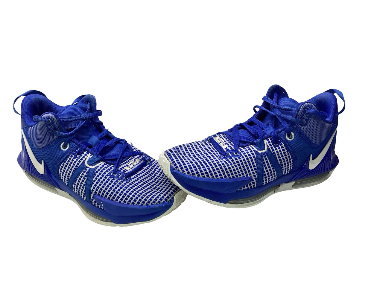 Used Nike NIKE LEBRON WITNESS 7 TB GAME ROYAL MEN Basketball Shoes