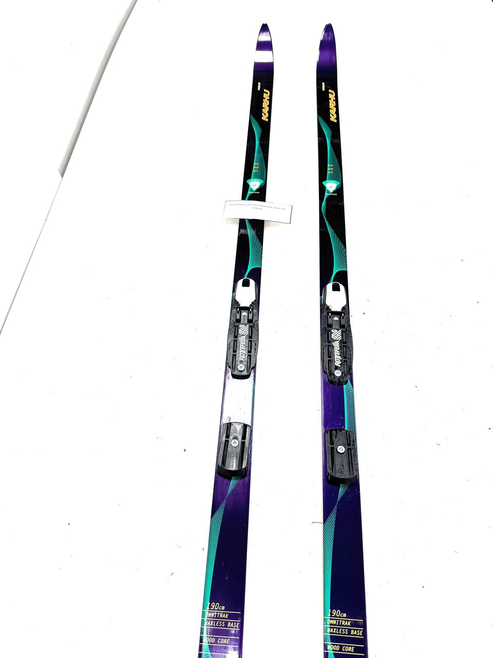 Used Karhu 190 CM NEW ROTEFFELA BND NOVA OMI BASE Mens XC Ski