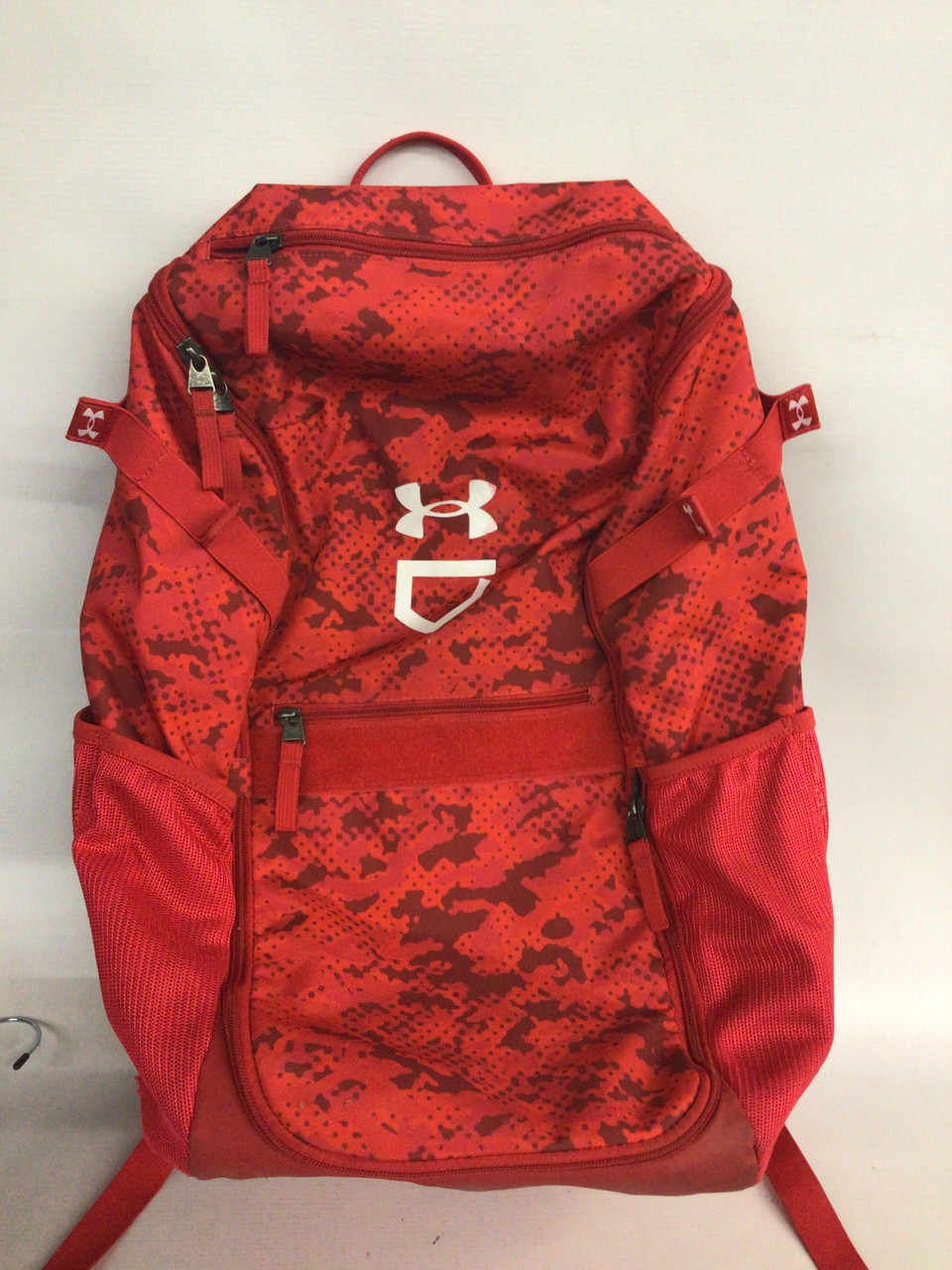 Used Under Armour BB/SB BACKPACK RED BB/SB Player Backpack Red display picture 2