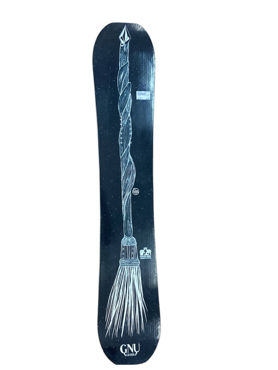 Used GNU GLOSS Womens Snowboard Only Black 144 cm