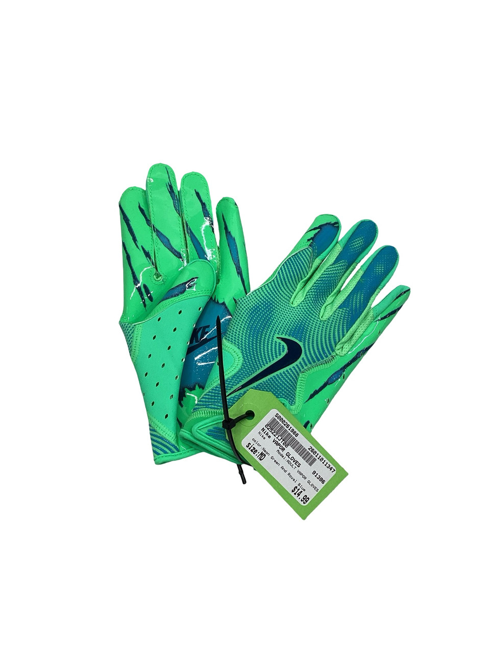 nike vapor gloves green