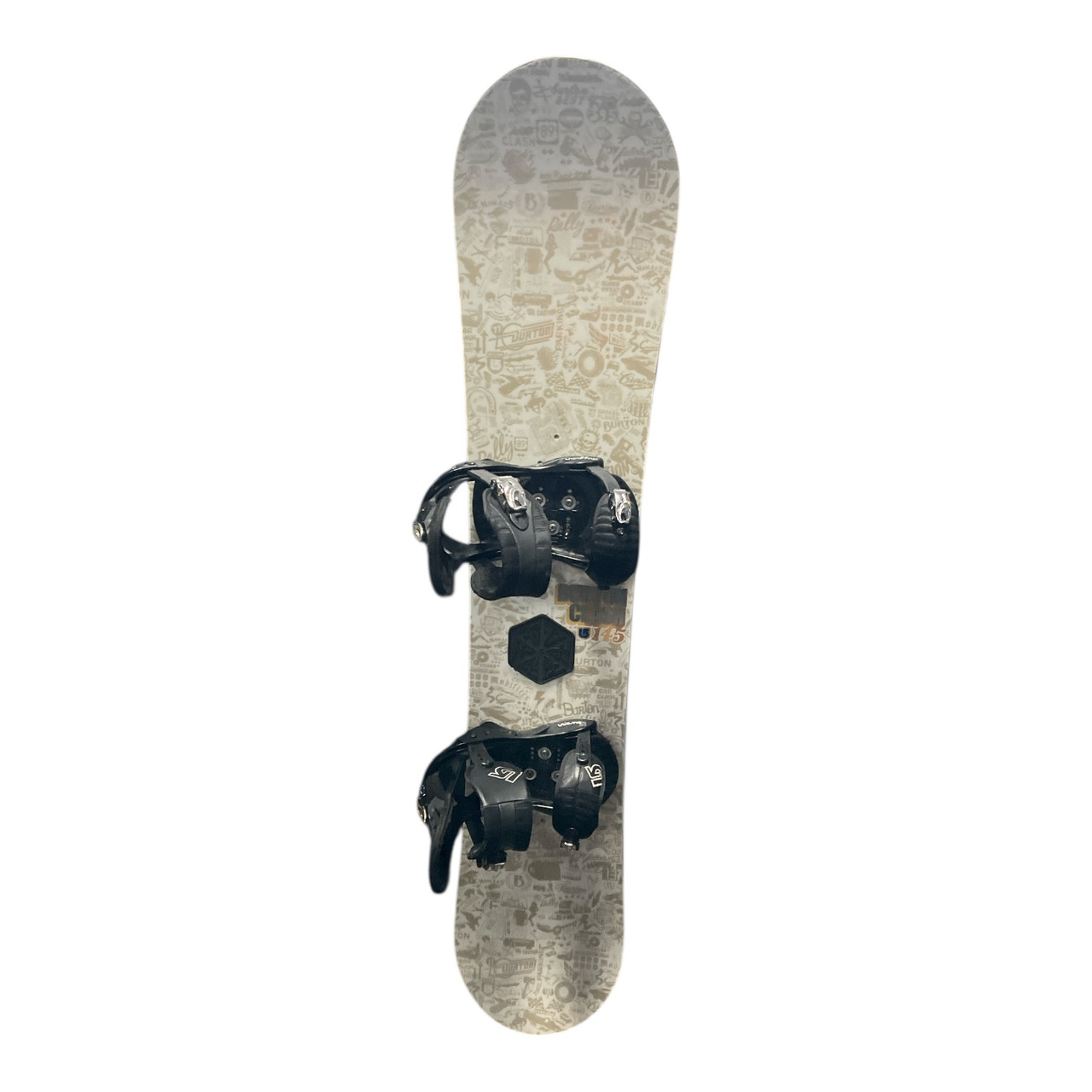 burton clash snowboard package mens Used Burton CLASH 145 W/ BURTON MISSION BNDG Mens Board/Bindings Almond 145  cm