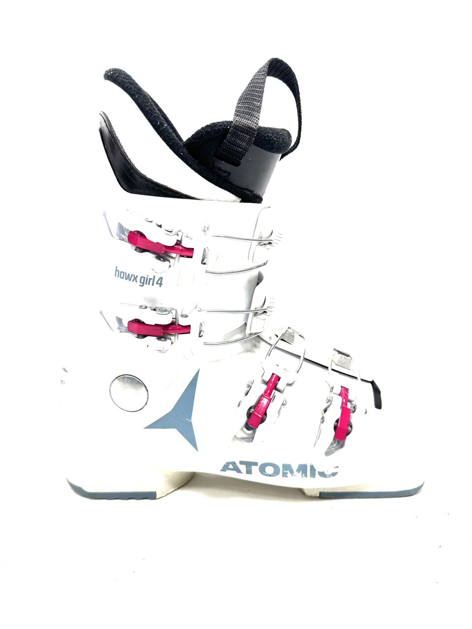 Used Atomic HAWX GIRL 4 Girls DH Ski Boot White 245 MP - M06.5 - W07.5