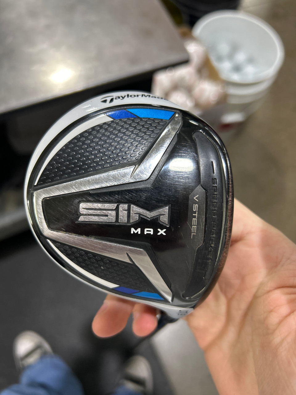 Used Taylormade SIM MAX Mens Fairway Wood RH 5 Wood