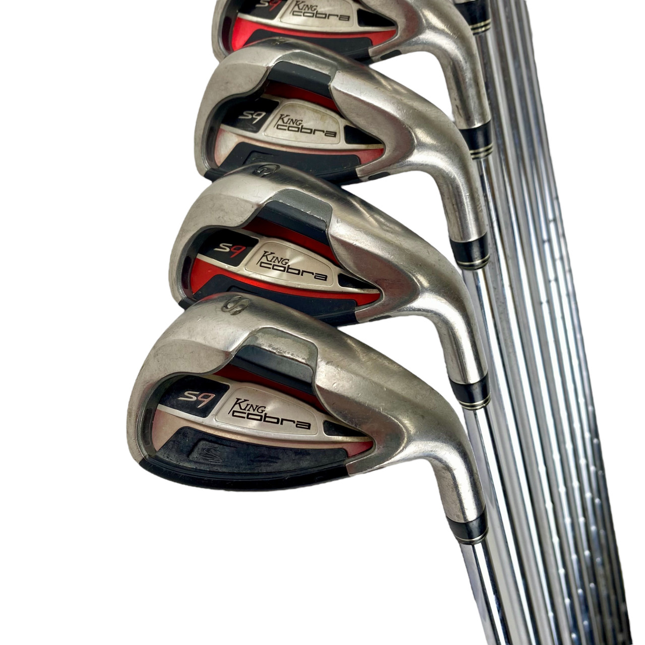 Used Cobra KING COBRA S9 4I-SW Stiff Flex Steel Shaft Iron Sets